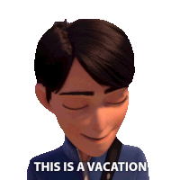 This Is A Vacation Karl Uhl Sticker - This Is A Vacation Karl Uhl Trollhunters Tales Of Arcadia Stickers