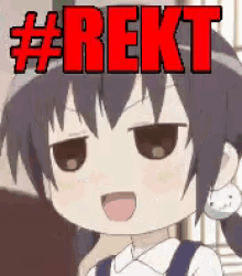 Rekt Reaction GIF - Rekt Reaction Anime GIFs