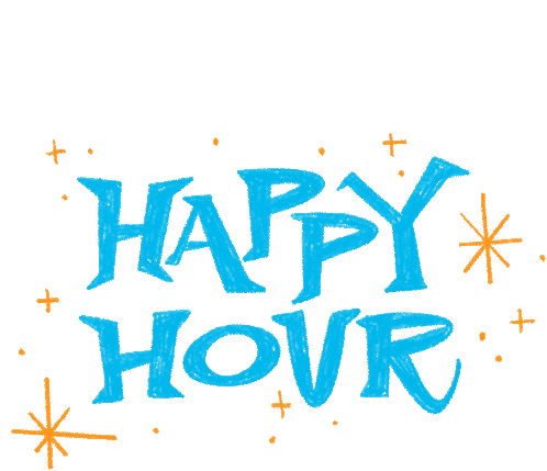 Happy Hour Drink Up Sticker - Happy Hour Drink Up Drinks Stickers
