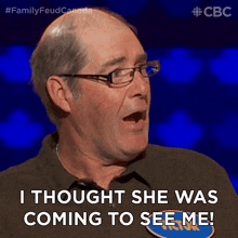 I Thought She Was Coming To See Me Victor GIF - I Thought She Was Coming To See Me Victor Family Feud Canada GIFs