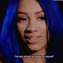 Sasha Banks Im Not Afraid To Laugh At Myself GIF - Sasha Banks Im Not Afraid To Laugh At Myself Wwe GIFs