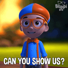 Can You Show Us Blippi GIF - Can You Show Us Blippi Blippi Wonders - Educational Cartoons For Kids GIFs