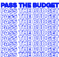 Pass The Budget Build Back Better Budget Sticker - Pass The Budget Build Back Better Budget Climate Change Stickers