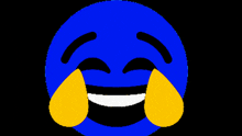 laughing emoji laughing emoji blue emoji tears of joy
