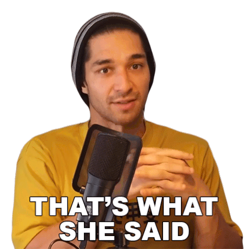 Thats What She Said Wil Dasovich Sticker - Thats What She Said Wil Dasovich Wil Dasovich Superhuman Stickers