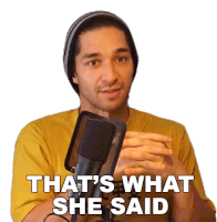 Thats What She Said Wil Dasovich Sticker - Thats What She Said Wil Dasovich Wil Dasovich Superhuman Stickers