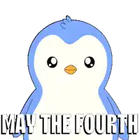 a picture of a storm trooper with the words may the fourth on it