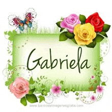Nombre Gabriela GIF