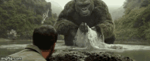 King Kong Kong Skull Island GIF - King Kong Kong Skull Island Drink GIFs