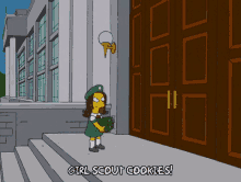 Girl Scout Cookies Simpsons GIF - Girl Scout Cookies Girl Scout Simpsons GIFs