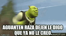 Shrek Raza GIF - Shrek Raza No Te Creo GIFs