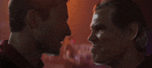 two men are looking at each other and the words that 's the spirit are above them