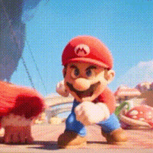 Super Mario Bros Movie 2023 Running GIF - Super Mario Bros Movie 2023 Running Mario GIFs