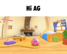a picture of a living room with the words hi ag above it
