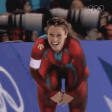 High Five Speed Skating GIF - High Five Speed Skating Catriona Lemay Doan GIFs
