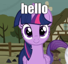 Twilight Hello GIF - Twilight Hello My Little Pony GIFs