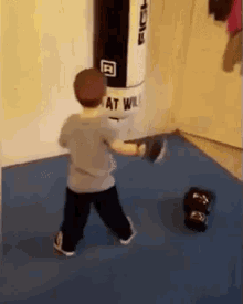 kid kids toddler fight punch