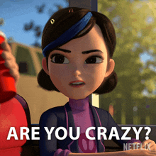 Are You Crazy Claire Nuñez GIF - Are You Crazy Claire Nuñez Trollhunters Tales Of Arcadia GIFs
