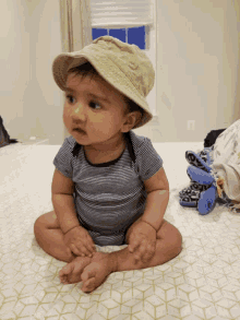 Baby Cute GIF - Baby Cute Hat GIFs