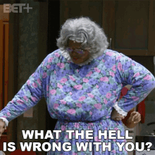 What The Hell Is Wrong With You Tyler Perry GIF - What The Hell Is Wrong With You Tyler Perry Madea GIFs