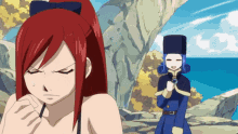 Erza Scarlet Erza GIF - Erza Scarlet Erza Erza Funny Moments GIFs