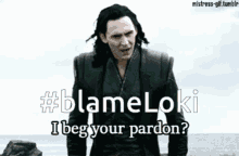 Blameloki GIF - Blameloki Loki Blame GIFs