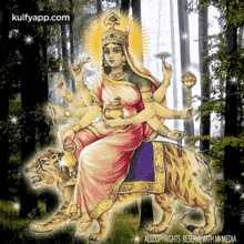 durgamathi devotional durga mata goddess durga tiger rider