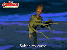 Suffer My Curse King Ramses GIF - Suffer My Curse King Ramses Courage The Cowardly Dog GIFs