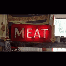 Eat Meat GIF - Eat Meat Neon GIFs
