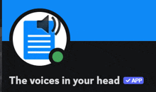 an app called the voices in your head is being installed