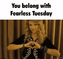 taylor swift fearless tuesday