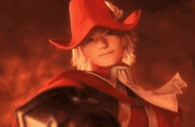 dissidia smile grin red mage