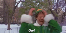 Ow GIF - Ouch Ow Buddy The Elf GIFs