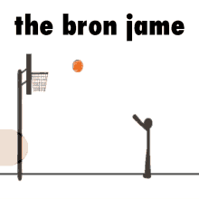 The Bron Jame Pivot GIF - The Bron Jame Pivot Crazy Stick Figure Randomness GIFs