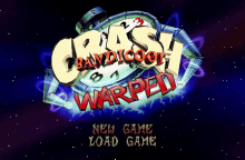 crash warped new game video game game