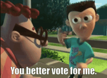 sheen jimmy neutron you better vote for me vote blackmail