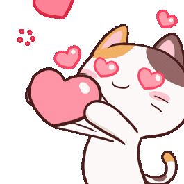 Cat Love Sticker - Cat Love You Stickers