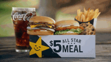 Carls Jr Hardees GIF - Carls Jr Hardees 5 Dollar All Star Meal GIFs