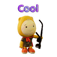 a teddy bear wearing sunglasses and a cape with the word cool behind him
