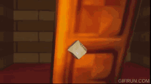 a gif from gifrun.com shows a cube falling into a fire