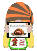 Gnome Thanksgiving Sticker - Gnome Thanksgiving Food Stickers