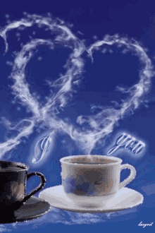 Love You Coffee GIF - Love You Coffee Hearts GIFs