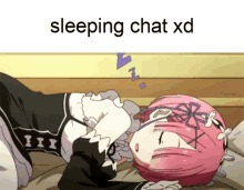 Sleeping Dead Chat GIF - Sleeping Dead Chat Rezero GIFs