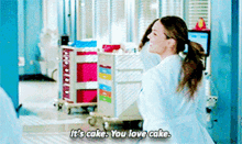 Greys Anatomy Jo Wilson GIF - Greys Anatomy Jo Wilson Its Cake GIFs