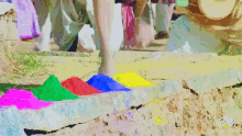 Dancing Feet Color Dust GIF - Dancing Feet Color Dust Holi GIFs