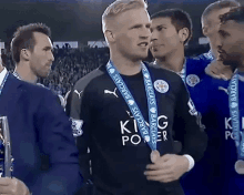 Kasper Schmeichel Kasper Leicester GIF - Kasper Schmeichel Kasper Leicester Leicester Kasper GIFs