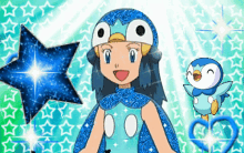 Dawn With Piplup Piplup GIF - Dawn With Piplup Piplup Cosplay Piplup GIFs