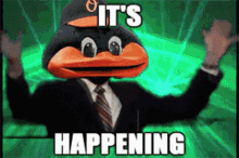Baltimore Orioles The Oriole Bird GIF - Baltimore Orioles The Oriole Bird Its Happening GIFs