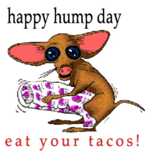Happy Hump Day Eat Your Taco GIF - Happy Hump Day Eat Your Taco Dry Humping GIFs