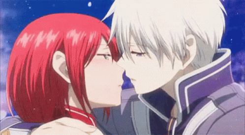 Kiss Anime GIF  Kiss Anime Couple  Discover  Share GIFs